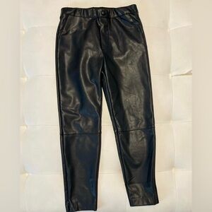 Zara Girls Leather pants size 9